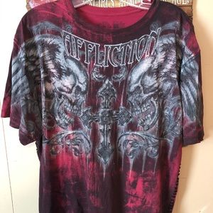 Men’s affliction shirt